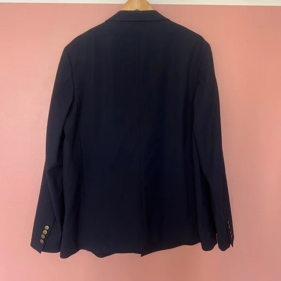 Zara Men’s Double breasted Blazer. Navy. XL. Like New - Picture 7 of 7